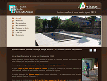 Tablet Screenshot of bergamasco-carrelage.com